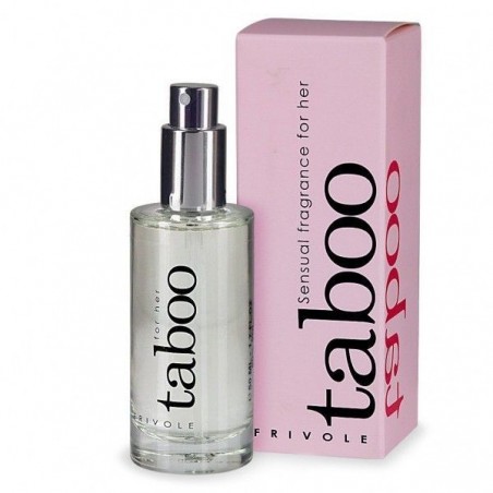 Aphrodisiaques EAU DE PARFUM D ATTIRANCE FRIVOLE "TABOO" aux pheromones vegetales pour elle Aphrodisiaques EAU DE PARFUM D ATTIRANCE FRIVOLE "TABOO" aux pheromones vegetales pour elle