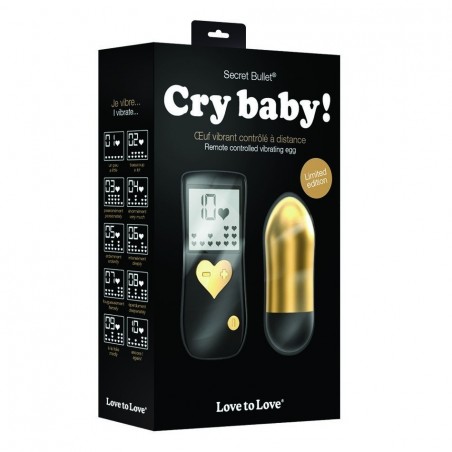 Love toys OEUF VIBRANT "CRY BABY" GOLD DE "LOVE TO LOVE" Love toys OEUF VIBRANT "CRY BABY" GOLD DE "LOVE TO LOVE"