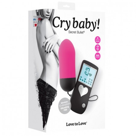 Love toys OEUF VIBRANT "CRY BABY" FUSHIA DE "LOVE TO LOVE" Love toys OEUF VIBRANT "CRY BABY" FUSHIA DE "LOVE TO LOVE"