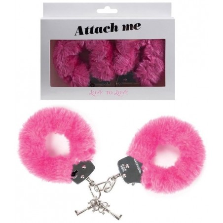 ACCESSOIRES MENOTTES "ATTACH ME" ROSES DE "LOVE TO LOVE" ACCESSOIRES MENOTTES "ATTACH ME" ROSES DE "LOVE TO LOVE"