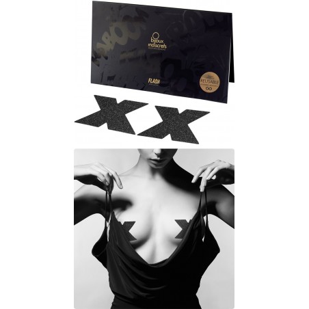 Bijoux Intimes CACHES TETONS FLASH PASTIES X DE "BIJOUX INDISCRETS" Bijoux Intimes CACHES TETONS FLASH PASTIES X DE "BIJOUX INDISCRETS"