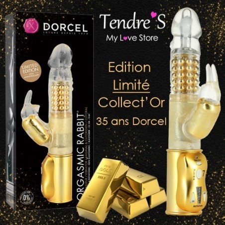 Love toys RABBIT "ORGASMIC" GOLD DE "DORCEL" Love toys RABBIT "ORGASMIC" GOLD DE "DORCEL"