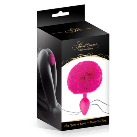 Plugs & Chapelets Anals PLUG QUEUE DE LAPIN POMPON FUSHIA DE "SWEET CARESS" Plugs & Chapelets Anals PLUG QUEUE DE LAPIN POMPON FUSHIA DE "SWEET CARESS"