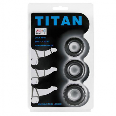 Love toys COCKRING X3 "TITAN" DE "BAILE" Love toys COCKRING X3 "TITAN" DE "BAILE"