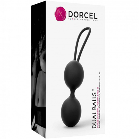Love toys BOULES DE GEISHA NOIRES "DUAL BALLS" DE "DORCEL" Love toys BOULES DE GEISHA NOIRES "DUAL BALLS" DE "DORCEL"