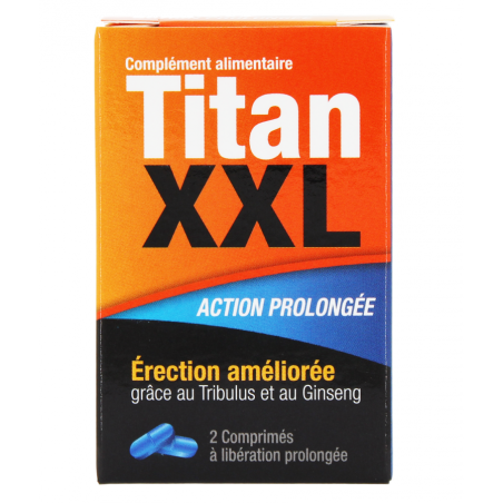 Aphrodisiaques TITAN XXL 2 COMPRIMES Aphrodisiaques TITAN XXL 2 COMPRIMES