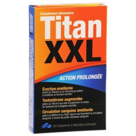Aphrodisiaques TITAN XXL 2 COMPRIMES Aphrodisiaques TITAN XXL 2 COMPRIMES