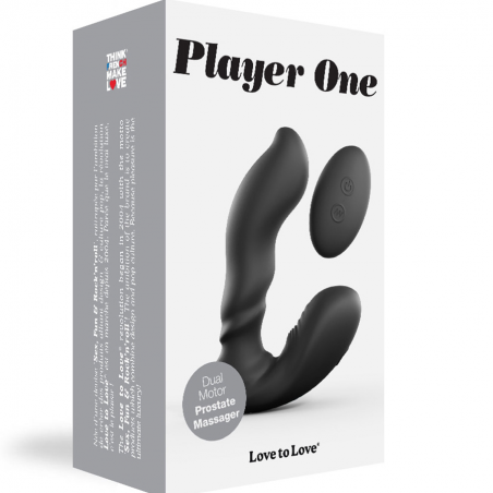 Love toys STIMULATEUR PROSTATIQUE VIBRANT A DISTANCE "PLAYER ONE" DE "LOVE TO LOVE" Love toys STIMULATEUR PROSTATIQUE VIBRANT A DISTANCE "PLAYER ONE" DE "LOVE TO LOVE"