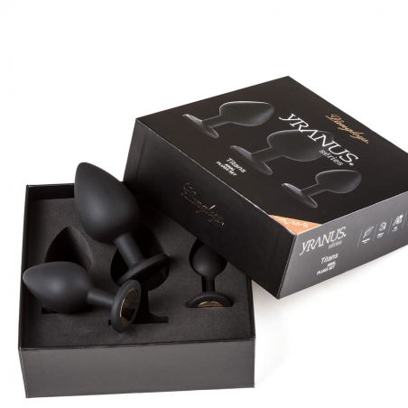 Love toys COFFRET 3 PLUGS DE LUXE "YRANUS" DE "LANGLOYS" Love toys COFFRET 3 PLUGS DE LUXE "YRANUS" DE "LANGLOYS"