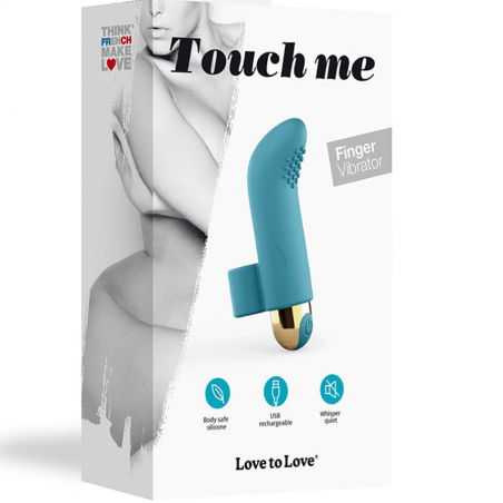 Love toys DOIGT TURQUOISE VIBRANT "TOUCH ME" DE "LOVE TO LOVE" Love toys DOIGT TURQUOISE VIBRANT "TOUCH ME" DE "LOVE TO LOVE"
