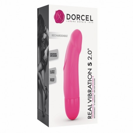 Love toys REAL VIBRATION "S" 2.0 RECHARGEABLE Fushia DE "DORCEL" Love toys REAL VIBRATION "S" 2.0 RECHARGEABLE Fushia DE "DORCEL"