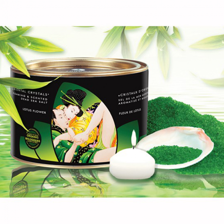 Bien-être SEL DE BAIN DE LA MER MORTE DE "SHUNGA" parfum fleur de lotus Bien-être SEL DE BAIN DE LA MER MORTE DE "SHUNGA" parfum fleur de lotus