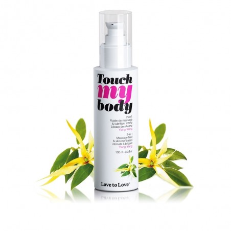 Bien-être HUILE DE MASSAGE SILICONE "TOUCH MY BODY" 2 en 1 parfum Ylang Ylang Bien-être HUILE DE MASSAGE SILICONE "TOUCH MY BODY" 2 en 1 parfum Ylang Ylang
