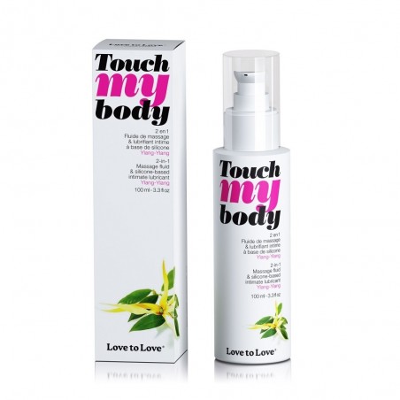 Bien-être HUILE DE MASSAGE SILICONE "TOUCH MY BODY" 2 en 1 parfum Ylang Ylang Bien-être HUILE DE MASSAGE SILICONE "TOUCH MY BODY" 2 en 1 parfum Ylang Ylang