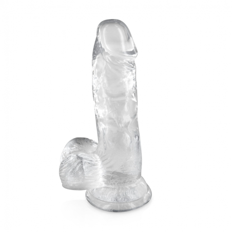 Love toys PURE JELLY TRANSPARENT TAILLE S à VENTOUSE 15.3 cms Love toys PURE JELLY TRANSPARENT TAILLE S à VENTOUSE 15.3 cms
