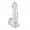 Love toys PURE JELLY TRANSPARENT TAILLE S à VENTOUSE 15.3 cms Love toys PURE JELLY TRANSPARENT TAILLE S à VENTOUSE 15.3 cms