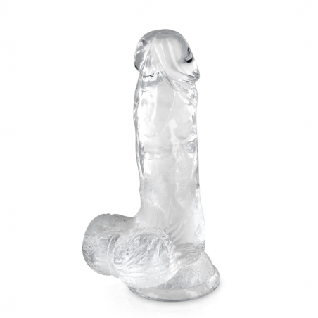 Love toys PURE JELLY TRANSPARENT TAILLE S à VENTOUSE 15.3 cms Love toys PURE JELLY TRANSPARENT TAILLE S à VENTOUSE 15.3 cms