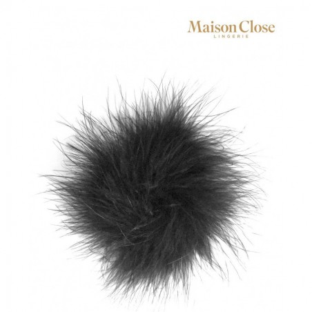 ACCESSOIRES MASQUE LAPIN NOIR AVEC POMPON DE "MAISON CLOSE" ACCESSOIRES MASQUE LAPIN NOIR AVEC POMPON DE "MAISON CLOSE"
