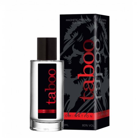Aphrodisiaques EAU DE PARFUM D ATTIRANCE DOMINATION "TABOO" aux phéromones vegétales pour lui Aphrodisiaques EAU DE PARFUM D ATTIRANCE DOMINATION "TABOO" aux phéromones vegétales pour lui