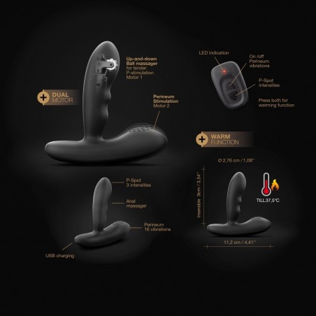 Love toys STIMULATEUR PROSTATIQUE VA ET VIENT "P-STROKER" DE "DORCEL" Love toys STIMULATEUR PROSTATIQUE VA ET VIENT "P-STROKER" DE "DORCEL"