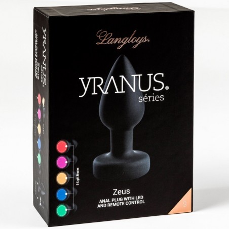 Plugs & Chapelets Anals PLUG VIBRANT "ZEUS" AVEC LED A TELECOMMANDE DE "YRANUS" Plugs & Chapelets Anals PLUG VIBRANT "ZEUS" AVEC LED A TELECOMMANDE DE "YRANUS"