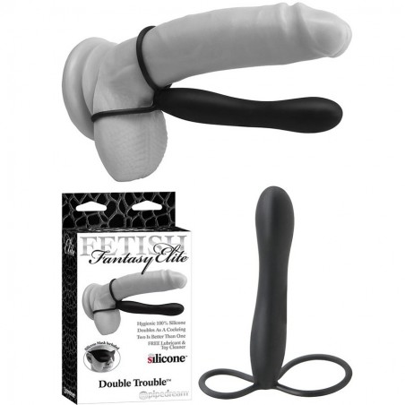 Love toys LOVETOY COCKRING "DOUBLE TROUBLE" DE "FETISH FANTASY ELITE " Love toys LOVETOY COCKRING "DOUBLE TROUBLE" DE "FETISH FANTASY ELITE "