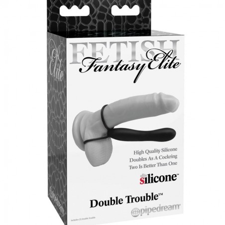 Love toys LOVETOY COCKRING "DOUBLE TROUBLE" DE "FETISH FANTASY ELITE " Love toys LOVETOY COCKRING "DOUBLE TROUBLE" DE "FETISH FANTASY ELITE "