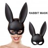 ACCESSOIRES MASQUE LAPIN NOIR MAT DE "LEG AVENUE " ACCESSOIRES MASQUE LAPIN NOIR MAT DE "LEG AVENUE "