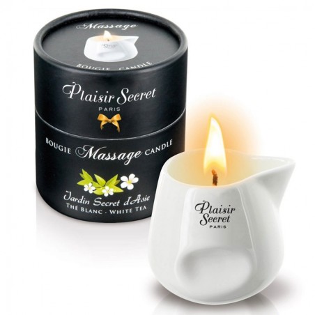 Bien-être BOUGIE DE MASSAGE DE "PLAISIRS SECRETS" parfum Thé Blanc Bien-être BOUGIE DE MASSAGE DE "PLAISIRS SECRETS" parfum Thé Blanc
