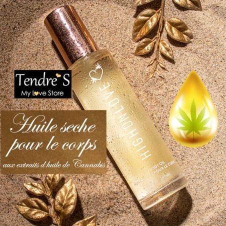 Bains & Lotions HUILE SECHE NON GRASSE "HIGH ON LOVE" Bains & Lotions HUILE SECHE NON GRASSE "HIGH ON LOVE"