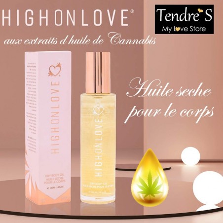 Bains & Lotions HUILE SECHE NON GRASSE "HIGH ON LOVE" Bains & Lotions HUILE SECHE NON GRASSE "HIGH ON LOVE"