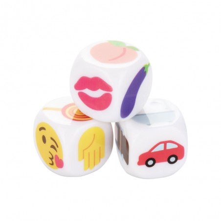 Jeux et Livres JEU DE DES COQUINS EMOJIS DE "CALEXOTICS" Jeux et Livres JEU DE DES COQUINS EMOJIS DE "CALEXOTICS"