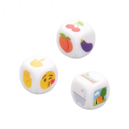Jeux et Livres JEU DE DES COQUINS EMOJIS DE "CALEXOTICS" Jeux et Livres JEU DE DES COQUINS EMOJIS DE "CALEXOTICS"