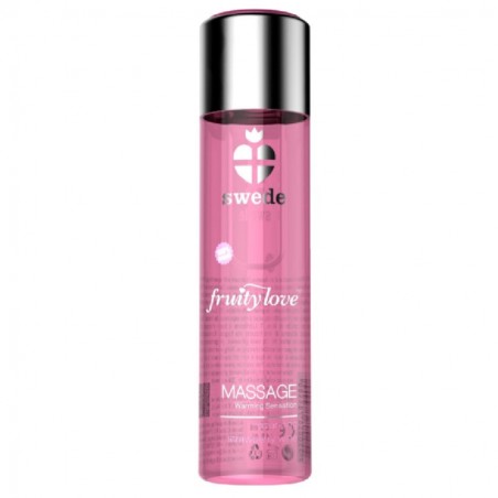 Bien-être HUILE DE MASSAGE SILICONE "FRUITY LOVE" CHAUFFANTE PARFUM FRAISE CHAMPAGNE DE "SWEDE" Bien-être HUILE DE MASSAGE SILICONE "FRUITY LOVE" CHAUFFANTE PARFUM FRAISE CHAMPAGNE DE "SWEDE"