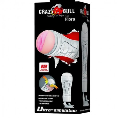 Love toys MASTURBATEUR VIBRANT "CRAZY BULL FLORA PUSSY" Love toys MASTURBATEUR VIBRANT "CRAZY BULL FLORA PUSSY"