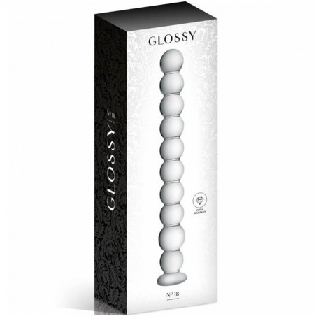 Love toys LOVETOY EN VERRE TRANSPARENT N°18 DE "GLOSSY" Love toys LOVETOY EN VERRE TRANSPARENT N°18 DE "GLOSSY"