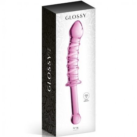 Love toys LOVETOY EN VERRE TRANSPARENT ROSE N°16 DE "GLOSSY" Love toys LOVETOY EN VERRE TRANSPARENT ROSE N°16 DE "GLOSSY"
