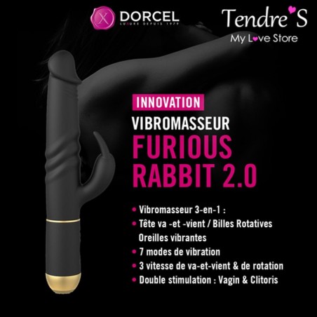 Love toys RABBIT "FURIOUS" 2.0 DE "DORCEL" Love toys RABBIT "FURIOUS" 2.0 DE "DORCEL"