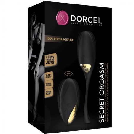 Love toys OEUF VIBRANT 2 EN 1 "SECRET ORGASM" NOIR DE "DORCEL" Love toys OEUF VIBRANT 2 EN 1 "SECRET ORGASM" NOIR DE "DORCEL"