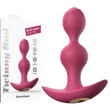 Love toys PLUG VIBRANT PRUNE "TWINNY BUD" DE "LOVE TO LOVE" Love toys PLUG VIBRANT PRUNE "TWINNY BUD" DE "LOVE TO LOVE"