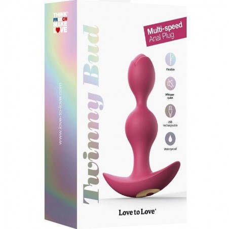 Love toys PLUG VIBRANT PRUNE "TWINNY BUD" DE "LOVE TO LOVE" Love toys PLUG VIBRANT PRUNE "TWINNY BUD" DE "LOVE TO LOVE"