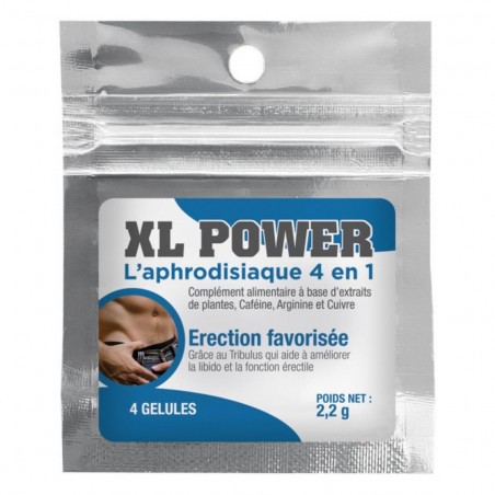 Aphrodisiaques XL POWER 4 GELULES Aphrodisiaques XL POWER 4 GELULES