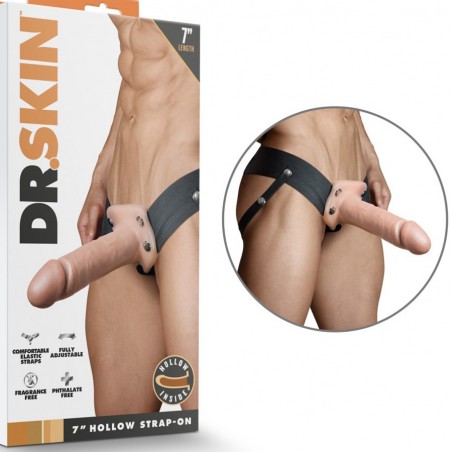 Love toys LOVE TOY CEINTURE CREUX CLAIR 17 CM "DR SKIN" Love toys LOVE TOY CEINTURE CREUX CLAIR 17 CM "DR SKIN"