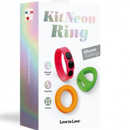 Love toys COCKRINGS "KIT NEON RING" DE "LOVE TO LOVE" Love toys COCKRINGS "KIT NEON RING" DE "LOVE TO LOVE"