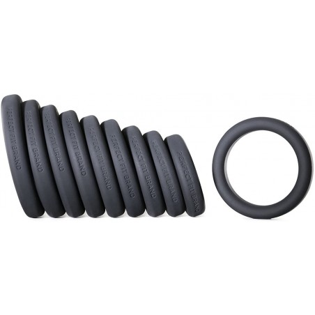 Love toys KIT DE 9 COCKRINGS "XACT-FIT" DE "PLAY ZONE"