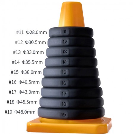 Love toys KIT DE 9 COCKRINGS "XACT-FIT" DE "PLAY ZONE"