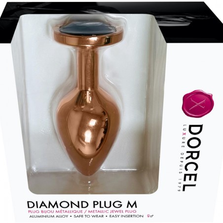 Plugs & Chapelets Anals PLUG "DIAMOND" GOLD ROSE TAILLE "M" DE "DORCEL" Plugs & Chapelets Anals PLUG "DIAMOND" GOLD ROSE TAILLE "M" DE "DORCEL"