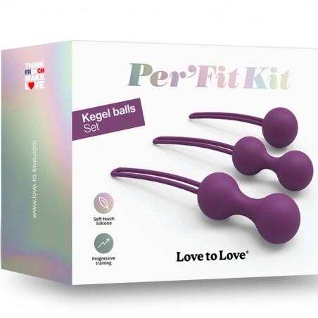 Love toys BOULES DE GEISHA VIOLETTES "PER FIT KIT" DE "LOVE TO LOVE" Love toys BOULES DE GEISHA VIOLETTES "PER FIT KIT" DE "LOVE TO LOVE"