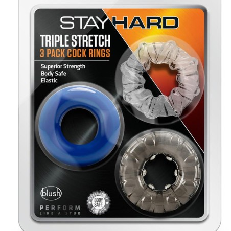 Love toys COCKRING X3 DE "STAY HARD" Love toys COCKRING X3 DE "STAY HARD"