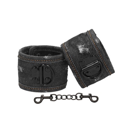 ACCESSOIRES MENOTTES POUR CHEVILLES "TOUGH DENIM STYLE" DE "OUCH" ACCESSOIRES MENOTTES POUR CHEVILLES "TOUGH DENIM STYLE" DE "OUCH"